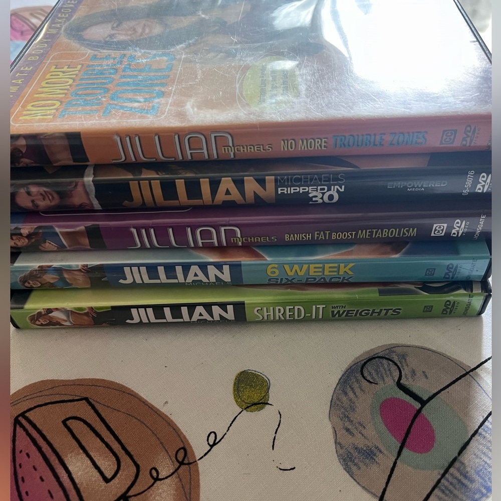 Jillian Exercise DVDs (5)